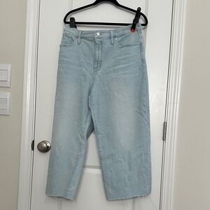 EUC Madewell The Perfect Vintage Wide-Leg Crop Jean